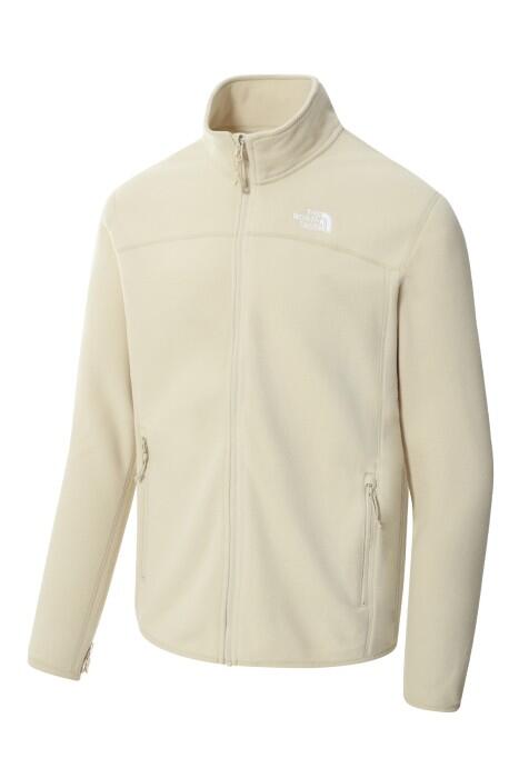 The North Face - 100 Glacıer Full Zıp Erkek Tam Boy Fermuarlı SweatShirt - NF0A5IHQ Gri