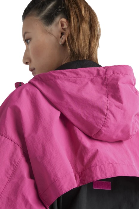 Anti-Uv Windbreaker Kadın Ceket - TB0A6BZJ Pembe/Siyah