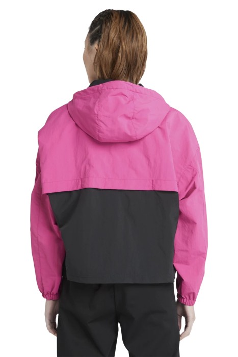 Anti-Uv Windbreaker Kadın Ceket - TB0A6BZJ Pembe/Siyah