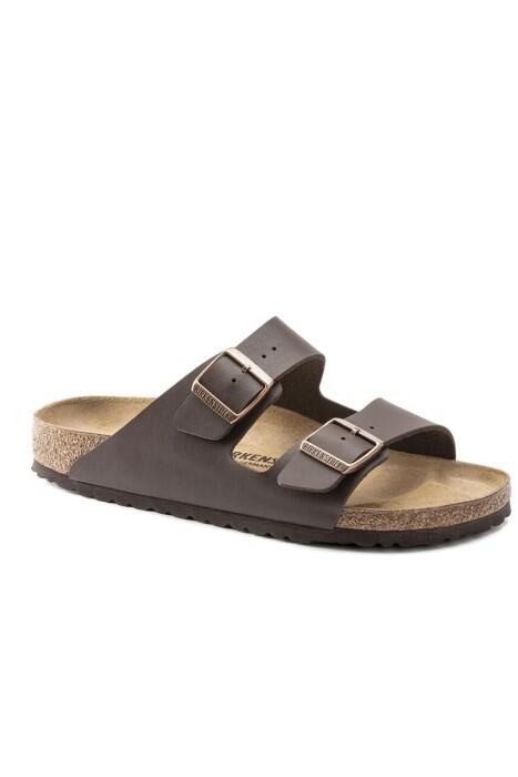 Birkenstock - Arizona Bf Unisex Terlik - 051703 Koyu Kahverengi