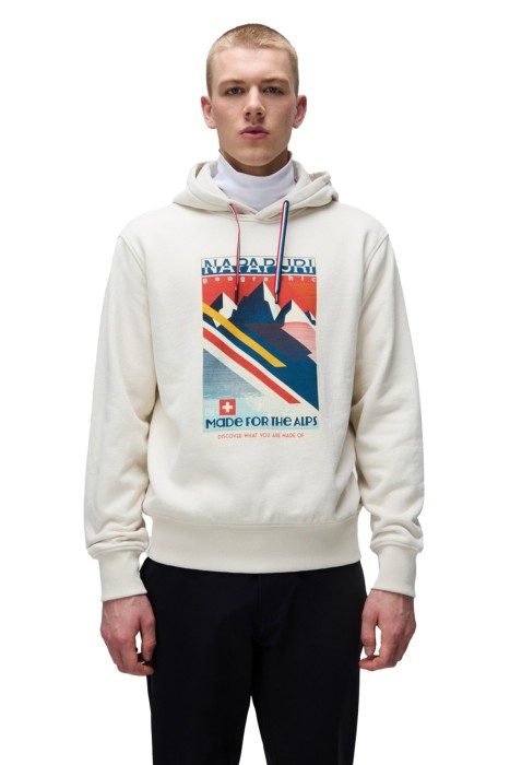 Napapijri - B-Portalet H Erkek SweatShirt - NP0A4I53 Bej