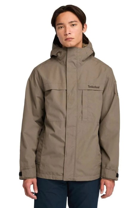 Timberland - Benton Waterproof 3in1 Erkek Ceket -TB0A5XT1 Koyu Kahverengi