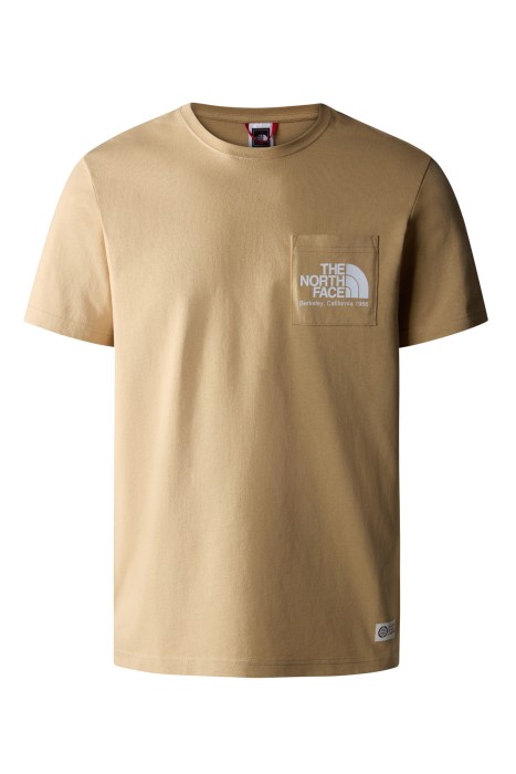 The North Face - Berkeley California Pocket Tee Erkek T-Shirt - NF0A55GD Gri