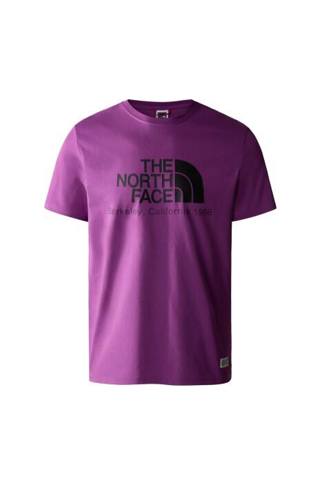 The North Face - Berkeley Calıfornia Tee- In Scrap Mat Erkek T-Shirt - NF0A55GE Mor