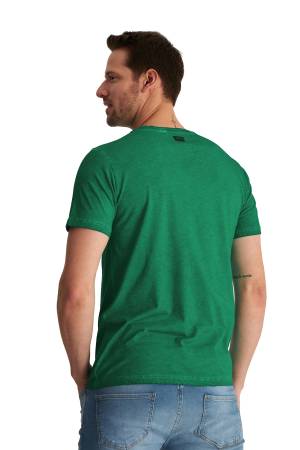 Beverly Hills Polo Club Erkek T-Shirt - 22SMF0K6203801 Yeşil - Thumbnail