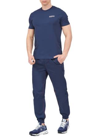 Bikkembergs Erkek Jogger Pantolon - PBMP0048 Lacivert - Thumbnail