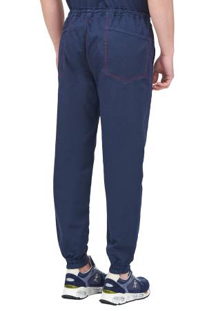 Bikkembergs Erkek Jogger Pantolon - PBMP0048 Lacivert - Thumbnail