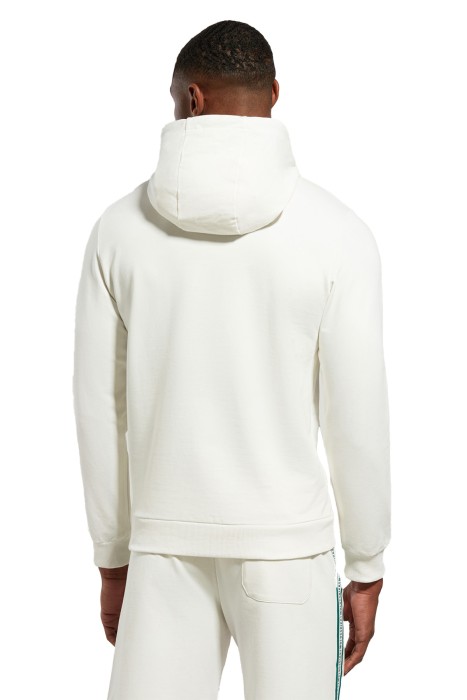 Bikkembergs Erkek Kapüşonlu SweatShirt - PBMF0035 Beyaz