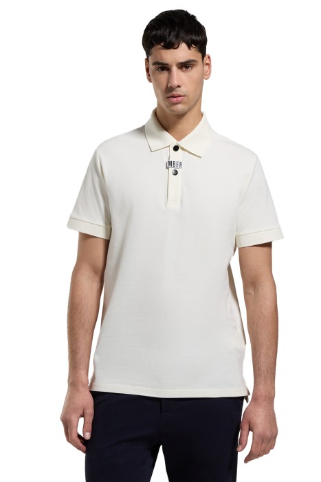 Bikkembergs Erkek Polo T-Shirt - PBMT0074 Beyaz