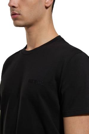 Bikkembergs Erkek T-Shirt - BMT0202 Siyah - Thumbnail