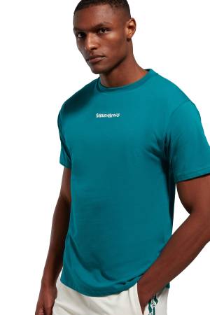 Bikkembergs Erkek T-Shirt - PBMT0059 Mint Yeşili - Thumbnail