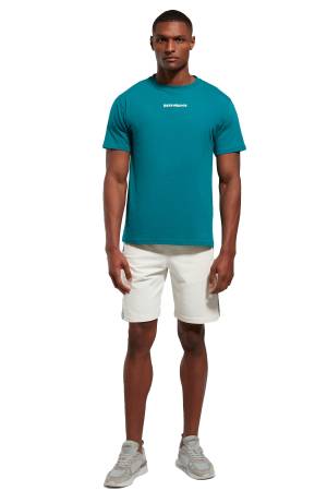 Bikkembergs Erkek T-Shirt - PBMT0059 Mint Yeşili - Thumbnail