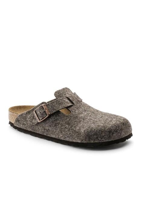 Birkenstock - Boston Wo Unisex Kapalı Terlik - 160583 Kahve