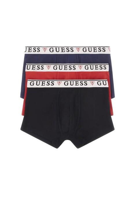 Guess - Brian Hero Erkek 3'lü Boxer - U97G01KCD31 Çok Renkli