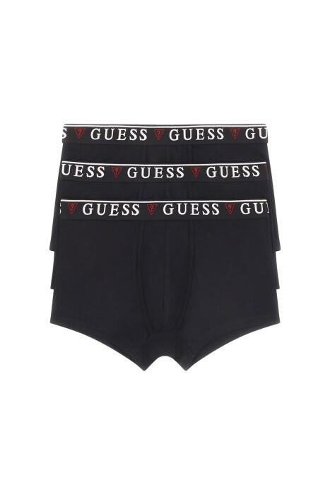 Guess - Brian Hero Erkek 3'lü Boxer - U97G01KCD31 Siyah