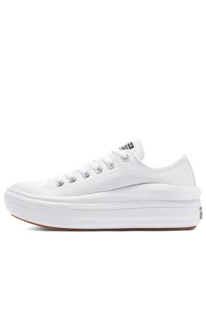 Canvas Color Chuck Taylor All Star Move Kadın Sneaker - 570257C Beyaz - Thumbnail