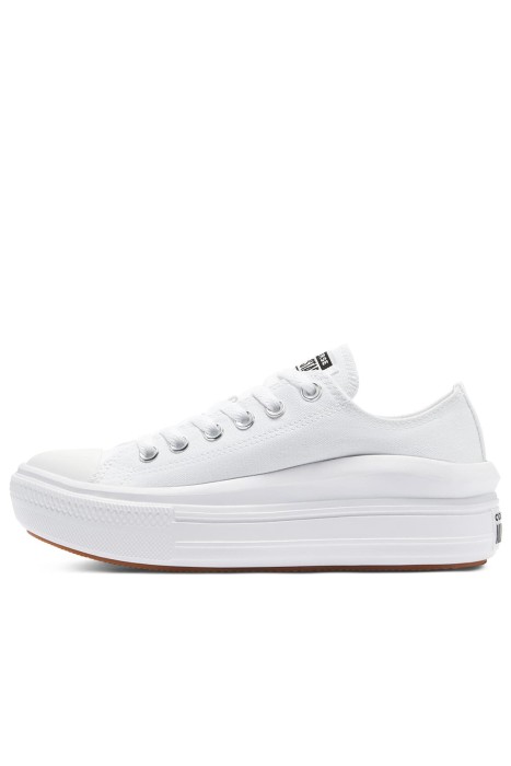 Canvas Color Chuck Taylor All Star Move Kadın Sneaker - 570257C Beyaz