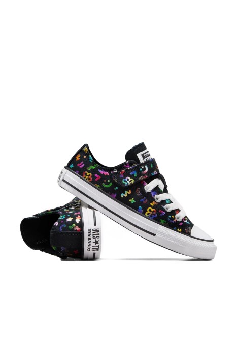 Chuck Taylor All Star Doodles Çocuk Sneaker - A07218C Siyah