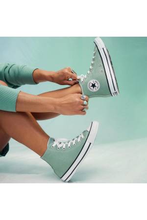 Chuck Taylor All Star in Herby Unisex Ayakkabı - A06563C Yeşil - Thumbnail