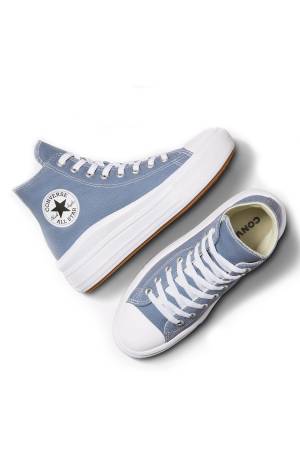 Chuck Taylor All Star Move Kadın Platform Ayakkabı - A06500C Mavi - Thumbnail