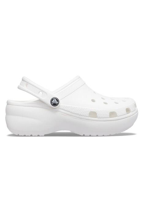 Crocs - Classic Platform Clog Kadın Terlik - 206750 Beyaz