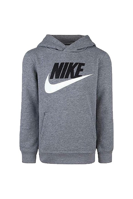 Nike Kids - Club Hbr Pullover Çocuk Kapüşonlu SweatShirt - 86G703 Gri