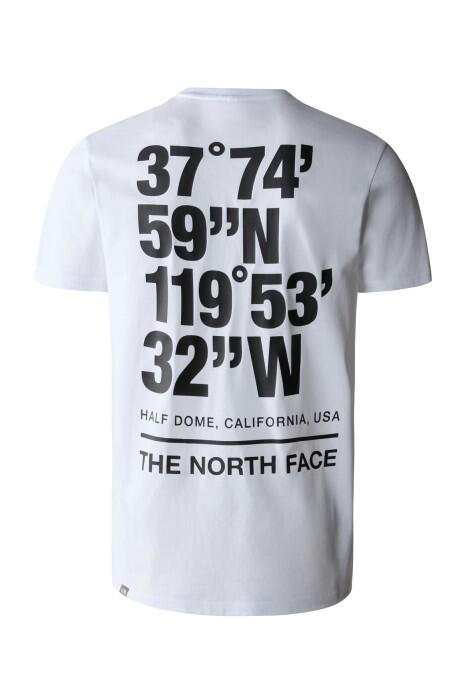 Coordinates S/S Tee - Eu Erkek T-Shirt - NF0A826X Beyaz