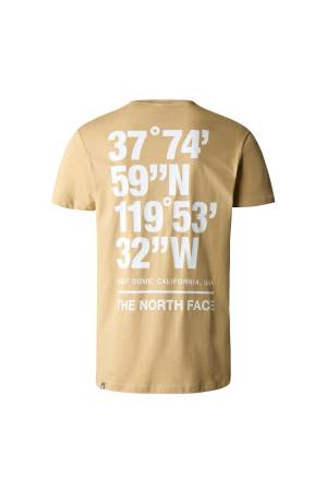 Coordinates S/S Tee - Eu Erkek T-Shirt - NF0A826X Haki - Thumbnail