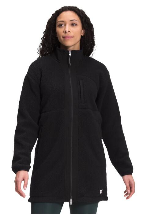 The North Face - Cragmont Fleece Coat Kadın Uzun Ceket - NF0A5A9G Siyah