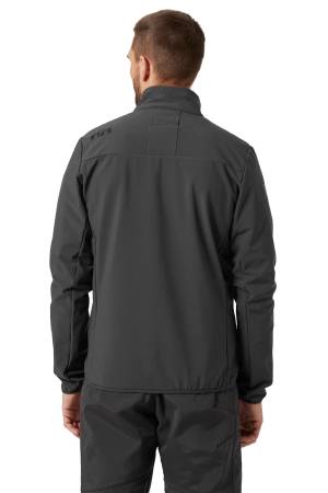 Crew Softshell 2.0 Erkek Ceket - 30223 Koyu Gri - Thumbnail