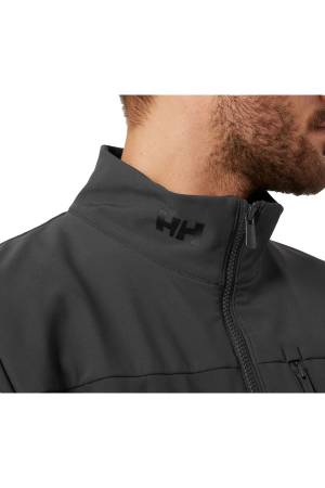 Crew Softshell 2.0 Erkek Ceket - 30223 Koyu Gri - Thumbnail