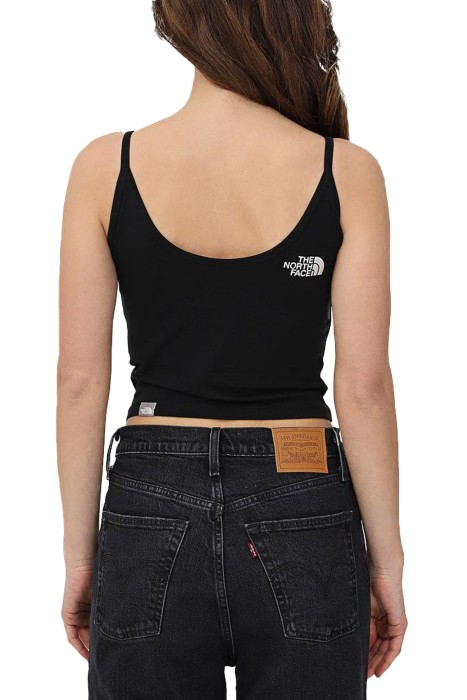 Crop Tank Kadın Atlet - NF0A55AQ Siyah