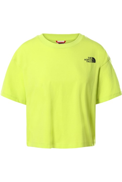 The North Face - Cropped Simple Dome Tee Kadın T-Shirt- NF0A4SYC Parlak Sarı