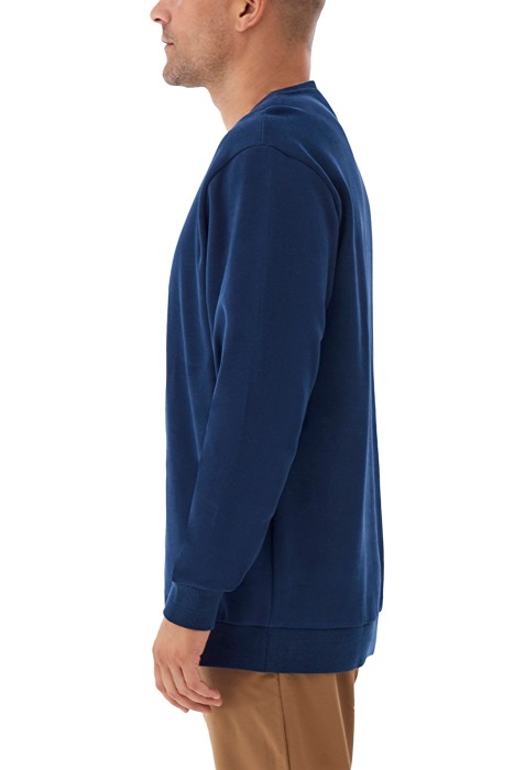 CSC Basic BAR Split Crew Erkek Sweatshirt - CS0274 Koyu Lacivert