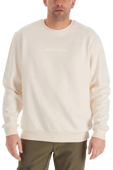 Columbia - CSC Basic BAR Split Crew Erkek Sweatshirt Krem