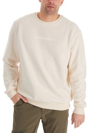 CSC Basic BAR Split Crew Erkek Sweatshirt Krem - Thumbnail