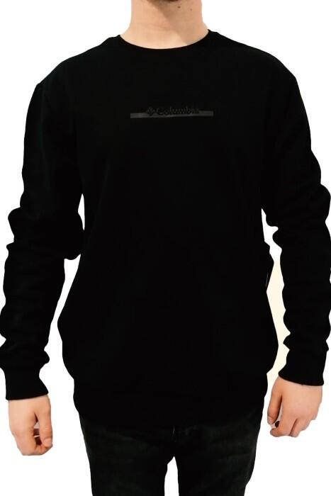 Columbia - CSC Basic BAR Split Crew Erkek Sweatshirt Siyah