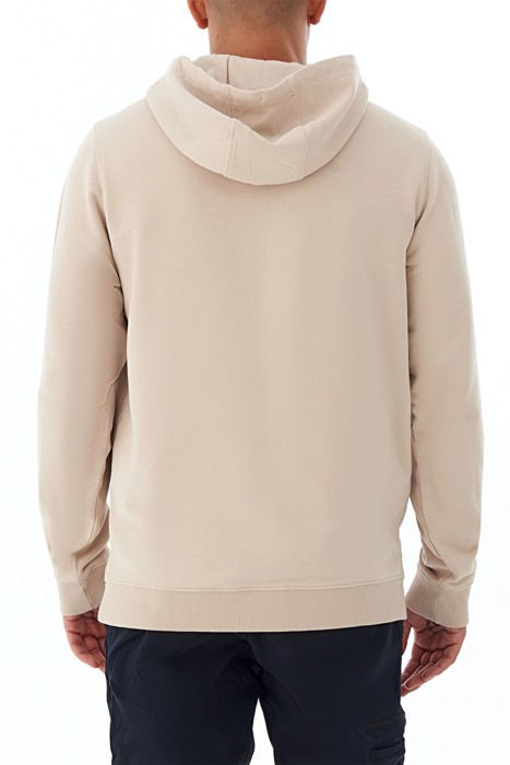 CSC Framed Puff Erkek Kapüşonlu Sweatshirt - CS0380 Bej