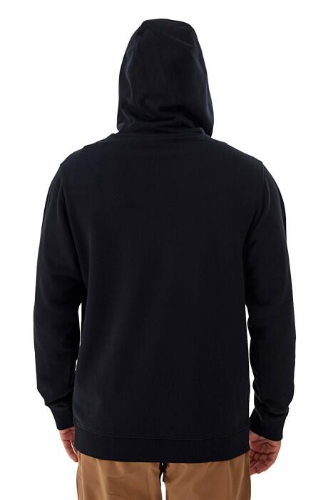 CSC Framed Puff Erkek Kapüşonlu Sweatshirt - CS0380 Siyah