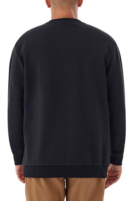 CSC Gem Columbia Label Erkek Sweatshirt - CS0382 Siyah