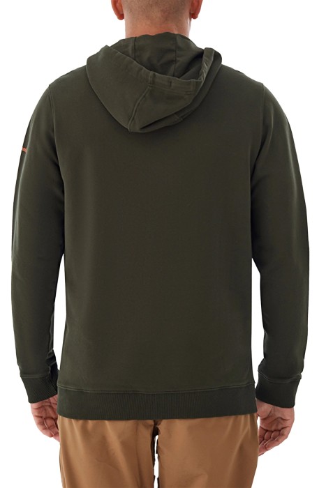 CSC Linear Drifts Erkek Kapüşonlu Sweatshirt - CS0392 Koyu Yeşil