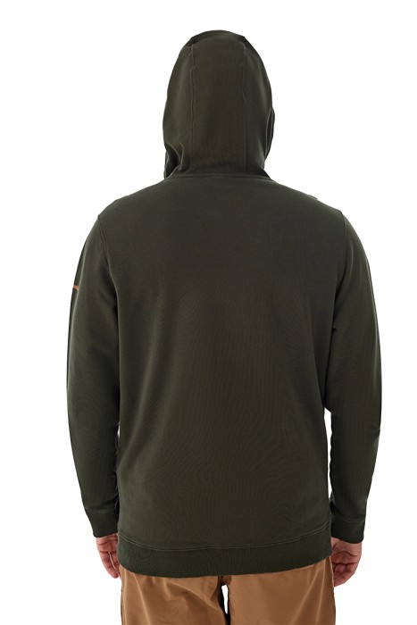 CSC Linear Drifts Erkek Kapüşonlu Sweatshirt - CS0392 Koyu Yeşil