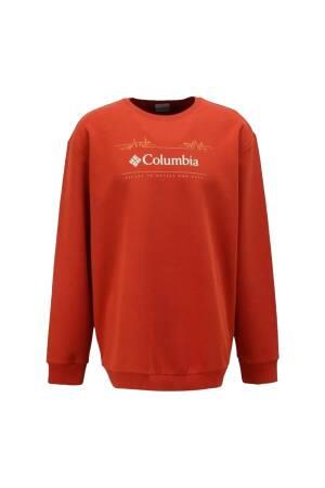 CSC Nature And Back Erkek Sweatshirt - CS0329 Kiremit - Thumbnail