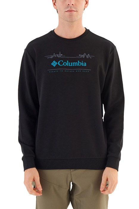 Columbia - CSC Nature And Back Erkek Sweatshirt - CS0329 Siyah