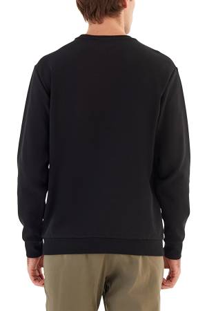 CSC Nature And Back Erkek Sweatshirt - CS0329 Siyah - Thumbnail