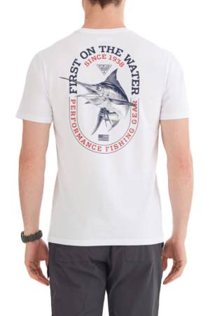 CSC Pfg Fotw Classic Billfish Erkek Kısa Kollu T-Shirt Beyaz - Thumbnail