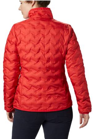 Delta Ridge Down Jacket Kadın Kaz Tüyü Mont - WK0259 Kırmızı - Thumbnail