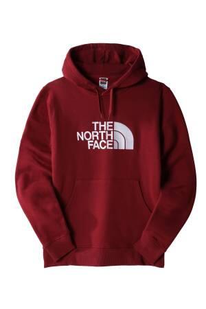 Drew Peak Pullover Hoodie Erkek SweatShirt- NF00AHJY Bordo - Thumbnail