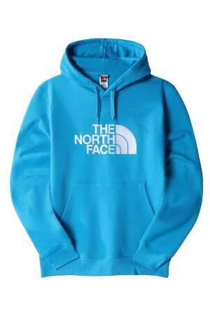 Drew Peak Pullover Hoodie Erkek SweatShirt- NF00AHJY Mavi - Thumbnail