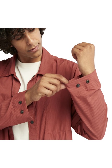 Dwr Convertible Overshirt Erkek Gömlek - TB0A68C9 Nar Çiçeği